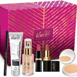 Makeup Gift Set for Women (Fair) | Foundation, Compact, Primer, Lipsticks, Kajal-15