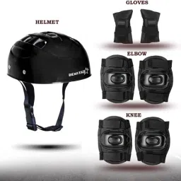Black Skating Guard Kit, Protective Skating Guard Skating Guard Combo (Pink) Skating Guard Combo-21