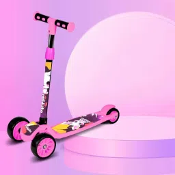 Scooter for Kids 3 Wheeler Foldable Kick Skating Cycle with Brake Bell LED-Wheel-image-38