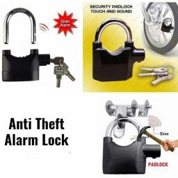 wib Motion Sensor Waterproof Security Alarm Padlock Bicycle Lock Padlock image 2
