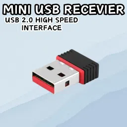 Clairbell (Wi-Fi Receiver) with Multi-Device Connectivity For All Pc System and LaptopJ96 USB Adapter-picture-4
