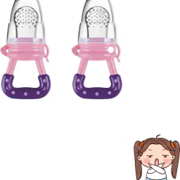SST Sales Baby Food And Fruit Nibbler & Pacifier Teether BPA Free Nibbler TH105 Feeder-image-49