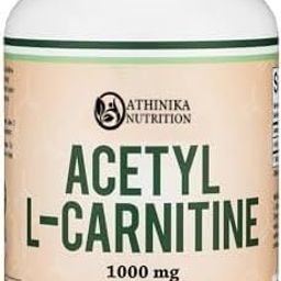 athinika nutrition Acetyl L-Carnitine 1,000mg Per Serving, 150 Capsules (ALCAR for Brain Function Support, Memory, Attention, and Stamina) Acetyl L Carnitine That is Third Party Tested image 4