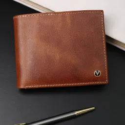 Men Tan Genuine Leather Wallet-image-23