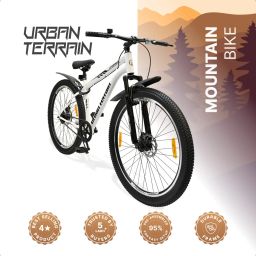 Bolt Cycles 29T for Men Comes with Dual Disc Brake, Bell & Lock MTB UT5000S9ACC 29 T (inch) Road Cycle-image-26
