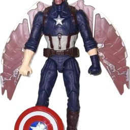 TOY FAIR ACTION HERO FALCON FIGURE 16.5 CM TALL,SHIELD,WINGS HANDS LEGS-image-56