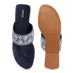 Anouk Embellished Open Toe Flats image 4