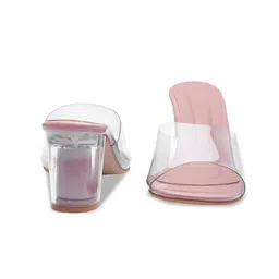 KIRAVI Open Toe Block Heels image 4