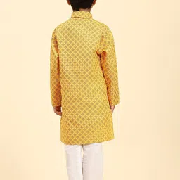 Pro-Ethic STYLE DEVELOPER Boys Checked Kurta with Pyjamas image 3