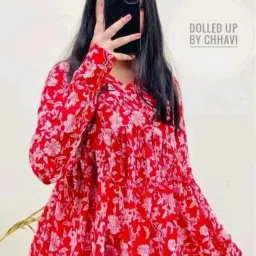 Party Regular Sleeves Floral Print Women Red Top-image-32