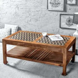 fabuliv Ashley Maple Large Coffee Table In Teak & Paintco Walnut Finish-picture-5
