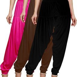 Cotton Blend Solid Patiala-image-58