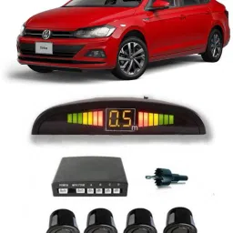 JJB619 Black Car Reverse Parking Sensor with LED Display 4 Sensor A619 Parking Sensor-18