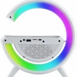 4uonly G-Shape Bluetooth Speaker with FM Radio Light Table Lamp VCX21 56 W Bluetooth Party Speaker image 4
