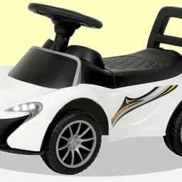 Kids car music and lights, 1 to 4 years, kids toy car ride on mc laren Car Non Battery Operated Ride On-image-58