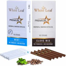 Herbal Cigarettes - Tobacco&Nicotine Free Combo Pack of Mint, Clove Flavour Smoking Cessations-18