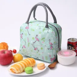 Portable Insulated Small Travel Reusable Tote Picnic Lunch Tiffin Storage Bag Waterproof Lunch Bag-image-16