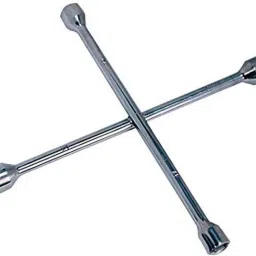 SUITABLE FOR ALL KIND OF FOUR WHEELERS X RON SPANNER FOR CAR BIKE TYRE OPENING Double Sided Lug Wrench-image-15