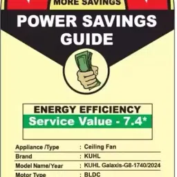 kuhl Galaxis G8 Stylish Power Saving BLDC Fan |IoT – Operate via Mobile & Alexa|BEE 5 Star 1500 8 Blade Ceiling Fan image 2