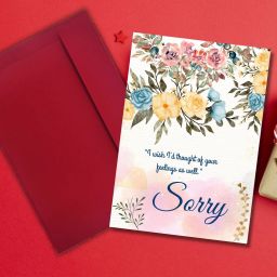 So Sorry Printed Greeting Card-3