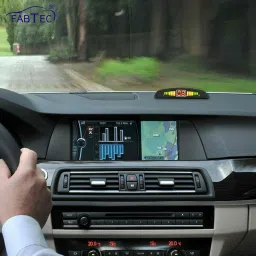 celix PARKSENS1c62 Car Reverse Parking Sensor with LED Display 200-30cm Range- White Parking Sensor image 5