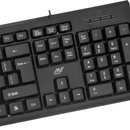 Ant Value FKBRI01 Wired USB Standard Multi-device Keyboard Compatible with Desktop, Laptop, Mac Easy to Use,Plug and Play,Quick, Comfy Durable body image 4