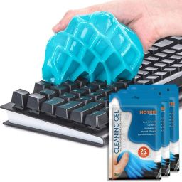 HOTKEI Multipurpose Laptop Pc Computer Keyboard Dust Remover Cleaner Cleaning Slime Gel jelly Kit for Car Interior AC Vent Home Electronics Remote Laptop Keyboard Cleaner Cleaning Kit (Pack Of 3) for Laptops, Computers, Mobiles, Gaming-image-57
