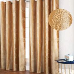 274 cm (9 ft) Polyester Semi Transparent Long Door Curtain (Pack Of 2)-image-32