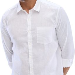 Men Slim Fit Solid Casual Shirt-image-30