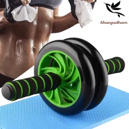 Double-wheeled Ab Abdominal Cross-fit Gym Equipment for Body Building Fitness Ab Exerciser-3
