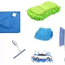 1 Microfiber washing Sponge,cleaning smooth cloth ,wiper,gloves,carpet brush Combo-16
