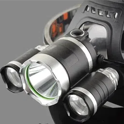 primetreads LED Head Lamp Flash Light Torch with Adjustable Battery for Camping Cam image 4