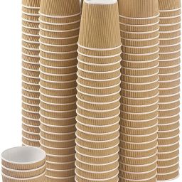 Pack of 25 Paper RIPPLE 120ML CUPS, USES IN COFFEE, TEA, CAPPUCCINO AND OTHER HOT COLD BEVERAGE-56