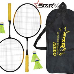 Kiddo Badminton Racket Kit for Kids with 3 Corks and Cover (Badminton for Kids) Badminton Kit-18