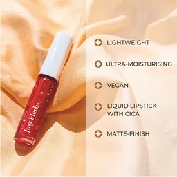 Just Herbs Herb-Enriched Matte Liquid Lipstick 2 ml - Mulberry Mauve 10 image 4