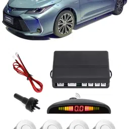 GS572 Silver Car Reverse Parking Sensor with LED Display 4 Sensor G572 Parking Sensor-image-2