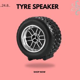 Clairbell Bluetooth Speaker Tyre Speakers with 5Hr Battery Life & Mic Work with iOSA413 10 W Bluetooth Laptop/Desktop Speaker-30