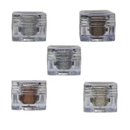 Veoni BELLE Set of 5 Holographic Ultra Fine Iridescent Laser Glitter Eyeshadow - 5 g each-5