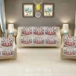 Cotton Sofa Cover (Multicolor Pack of 14) Sofa Fabric-picture-23