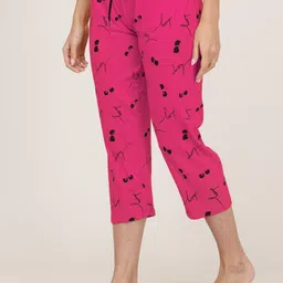 ddaspration Women Pink Capri-picture-10