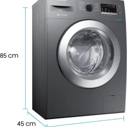 samsung 6.5 kg with Steam Fully Automatic Front Load with In-built Heater Grey image 5