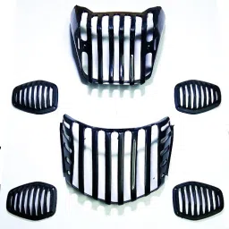 BIKE HF DELUXE INDICATOR COVER , FRONT HEADLIGHT COVER & REAR TAIL LIGHT COVER Bike Headlight Grill-image-46