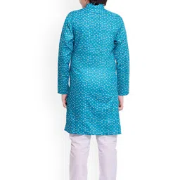 BAESD Boys Printed Regular Kurta with Pyjamas image 5