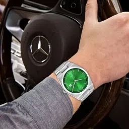 vamkora Analog Watch - For Men Green Dial Date Function VM-LR160 image 4