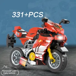 vaniha 331 Pcs Building Block Set, Collectible Motorcycle Display Models for Kids image 3