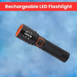 Rechargeable Torch Light, Telescopic Zoom, Ultra Bright LED Flashlight L396 Torch-image-39