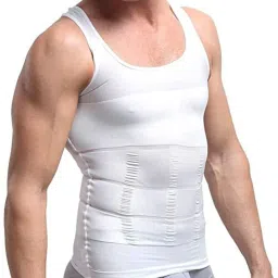 Premium Compression Tank Top Slimming Body Shaper Vest Tummy Control Undershirt Men Shapewear-image-71