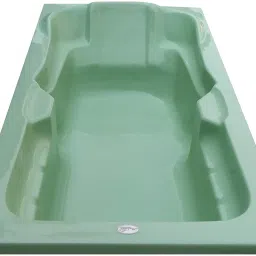 Elegant 6 Feet Rectangular Acrylic Fixed Bathtub - Green Alcove Bathtub-image-44