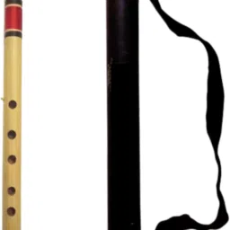 Flute G Tune Scale State (Fipple) Bansuri 17 inch Size with Carry bag Bamboo Flute-30