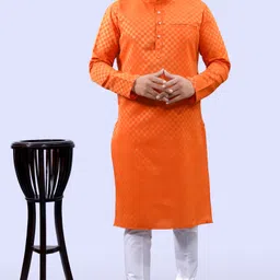 tibra collection Men Cotton Blend Kurta Pyjama Set-picture-29